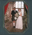 Colin and Anna in an Alcove of the Great Hall